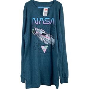Fifth Sun T-Shirt Youth Size Large Long Sleeve NASA Graphic Tee NEW